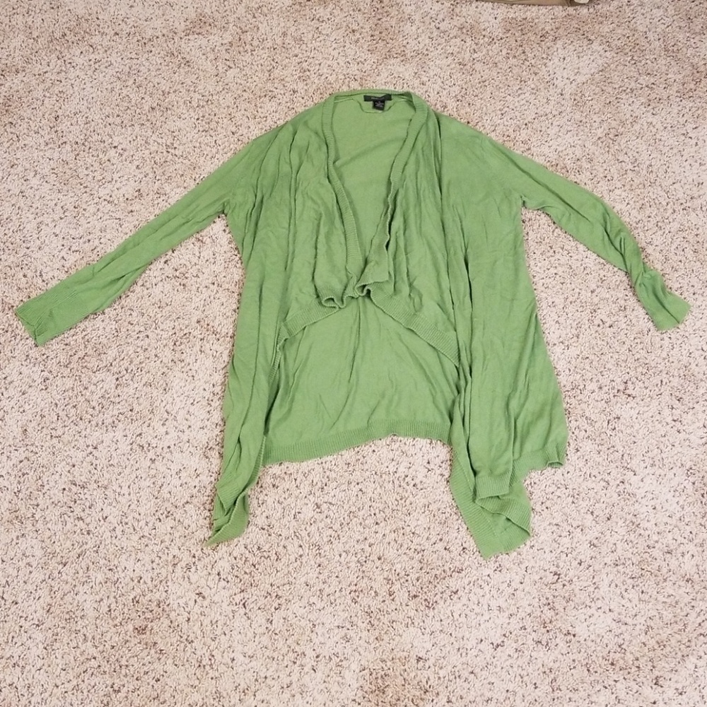 Emerald green drapey cartigan